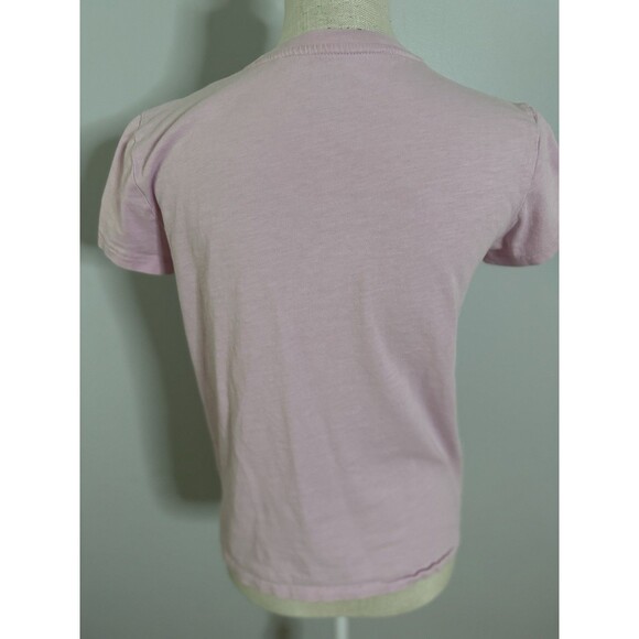 Polo Ralph Lauren Floral Embroidered Patchwork Pink Short Sleeve Tshirt Size S - Picture 3 of 8